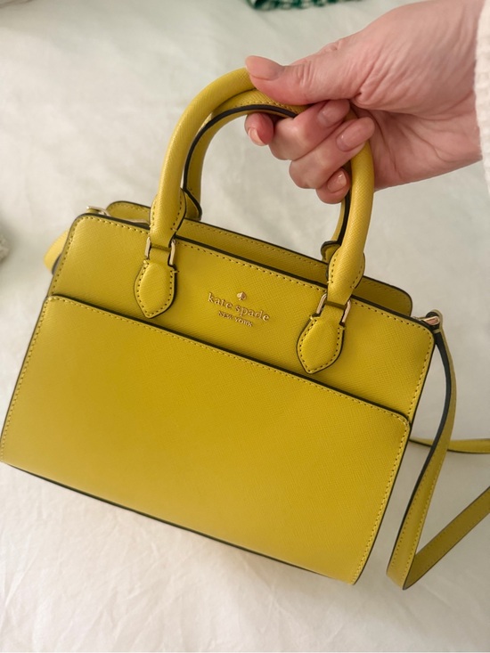 kate spade Handbags - kate spade yellow leather top-handle satchel